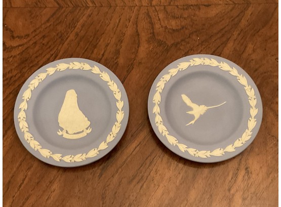 2 Small Wedgewood Plates Made In England