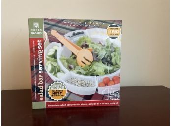 Chefs Basics Salad Bar Serving Set New In Box