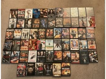 Large Collection Of DVDs Action, Adventure & More