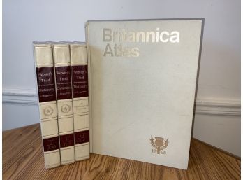 Websters Third New International Dictionary 1971 & Britannia Atlas 1972