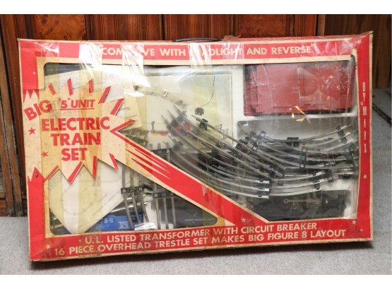 Vintage Marx Toys Train Set In Original Box