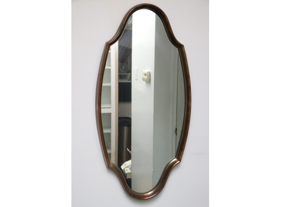A Traditional Turner Oblong Wooden Wall Mirror