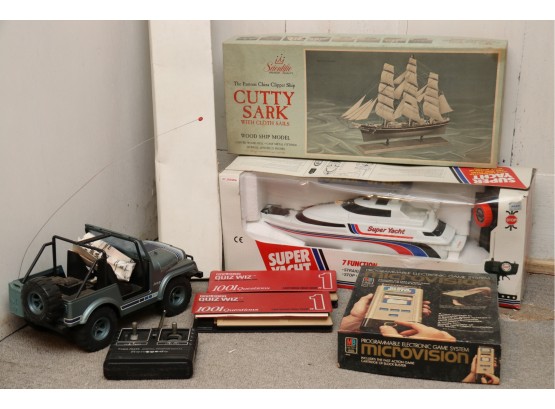 Vintage Toys Including Model Plane