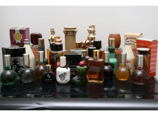 A Large Collection Of Men's Cologne