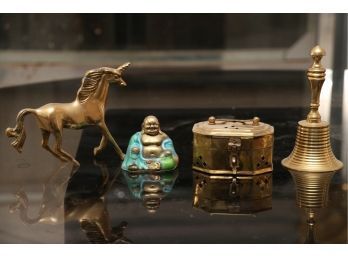 Mid Century Brass Figurines