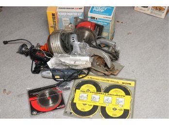 Tool Lot Including Saw Blades