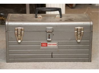 Craftsman Metal Tool Box With Contents Included