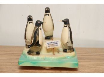 Vintage Penguin Decanter