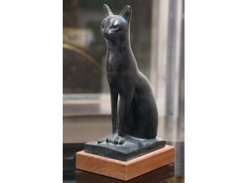 A MCM Austin Prod Black Cat Sculpture