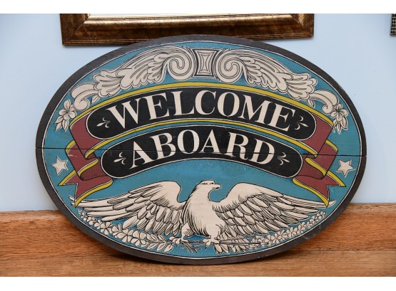 Welcome Aboard Sign