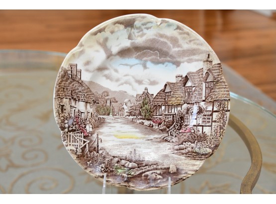 Olde English Country Side Ironstone Display Plate