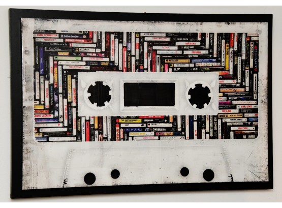 Casette Tape Tin Wall Art