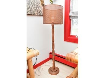 Rust Colored Floor Lamp