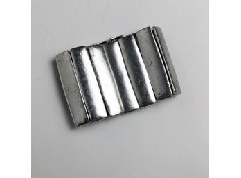 Rectangle Silver-tone Stretch Bracelet