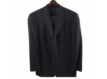 Joseph Abboud Black Wool Suit Size 43R