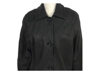 Nuace CGC Collection Black Leather Jacket