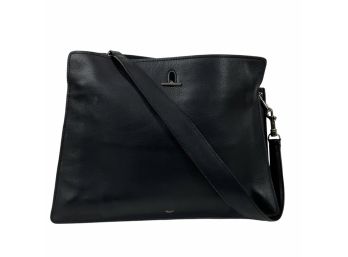 Celine Inspired Black Leather Handbag