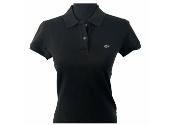 Lacoste Black Polo Shirt Size 38