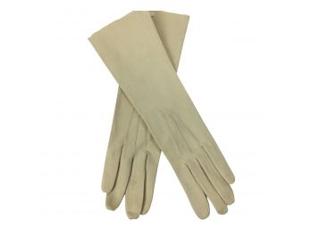 Vintage Ivory Ladies Long Gloves