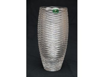 An Irish Crystal Tall Vase