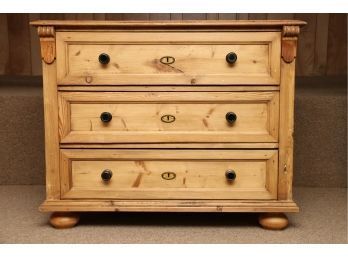 Rustic Pine 3 Drawer Chest