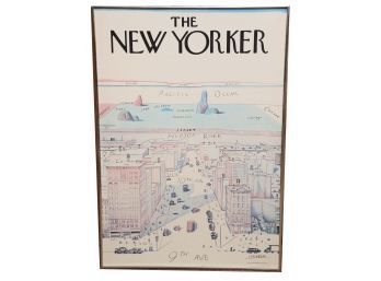 Mid 20th Century New Yorker Print By Saul Steinberg