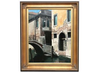 Venice Italy Oil On Canvas Artist Unknown