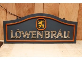 Lowenbrau Beer Sign Tested & Working