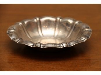 Small Sterling Dish With Hallmark On Verso