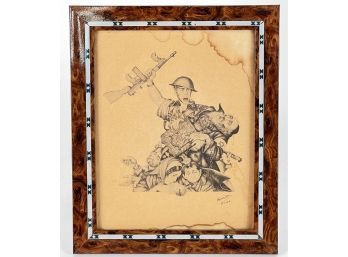 Arthur Szyk N.Y. 44 Soldiers Anger