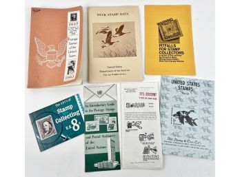 Postage Stamp Collection Books And Pamphlets