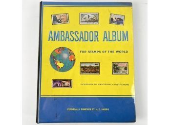 Ambassador Album For Stamps Of The World By H.E. Harris