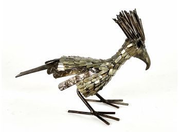 Metal Bird Art Figurine