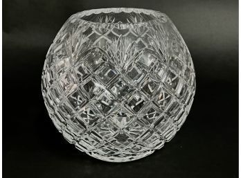 Pressed Glass Spherical Vase