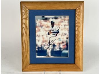 Dwight Gooden Signed Photo Framed
