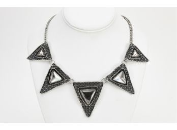 Sophisticated Shield Necklace