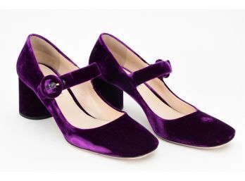 Prada Purple Velvet Pumps - Size 40