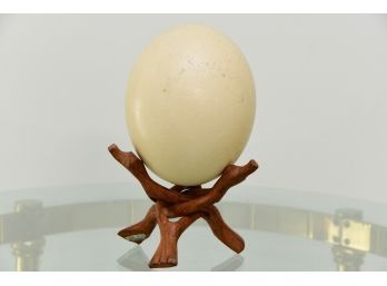 Ostrich Egg On Stand