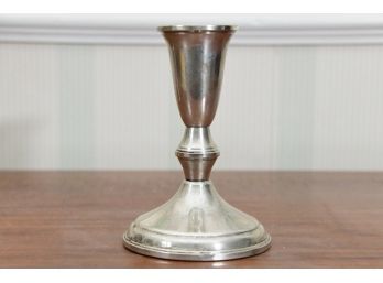 Sterling Weighted Sterling Silver Short Candlestick