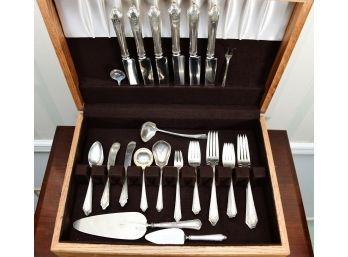 Sterling Silver Flatware Set  1631g Total See Description For Individual Weights