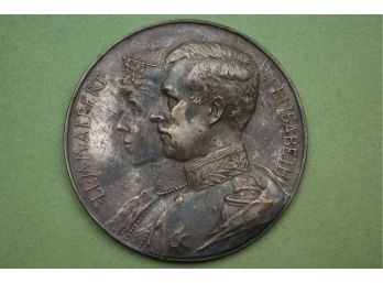 1941 Belgium King Albert & Queen Elizabeth Medal