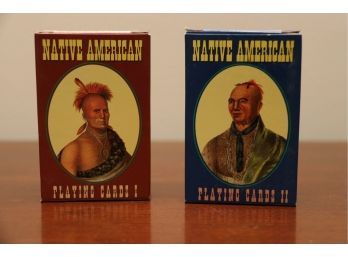 Two Decks Of Unopened Native American Playing Cards