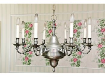 Virginia Metalcrafters Colonial Williamsburg Governors Palace Pewter Chandelier