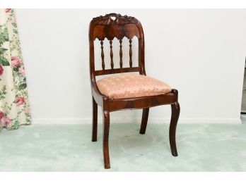 Wood Chair Upholstered Seat