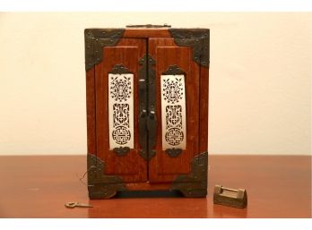 Asian Wooden Jewelry Box