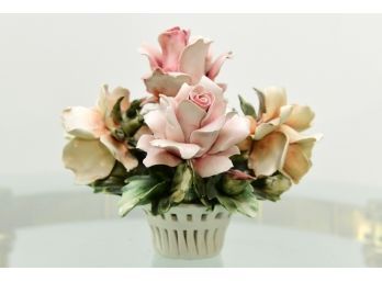 Capodimonte Porcelain Floral Bouquet