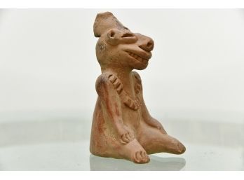 Primitive Tribal Red Clay Figurine