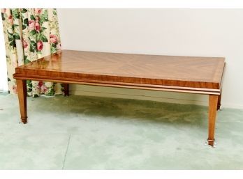 Neoclassic Marquetry Coffee Table With Banding