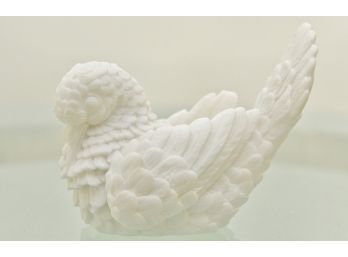 Santini Italian White Alabaster Love Bird