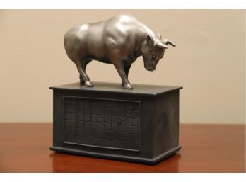 Stock Market Bull Figurine